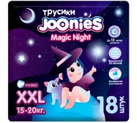 Scutece-chiloți Joonies Magic Nights XXL 15-20kg 18pcs (856108)