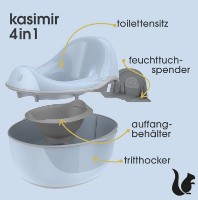 Детский горшок Keeeper Kasimir Deluxe (11864968) 4in1 Сloudy Blue  фото №7 — интернет-магазин Desire.md