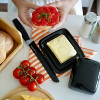 Маслёнка Tadar Ceramic Black фото №4 — интернет-магазин Desire.md