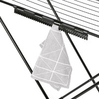 Сушилка для белья Konighoffer Vera 180x55x102cm Black фото №3 — интернет-магазин Desire.md