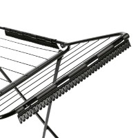 Сушилка для белья Konighoffer Vera 180x55x102cm Black фото №4 — интернет-магазин Desire.md