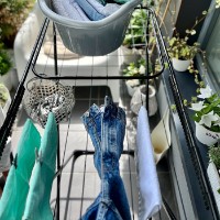 Сушилка для белья Konighoffer Vera 180x55x102cm Black фото №8 — интернет-магазин Desire.md