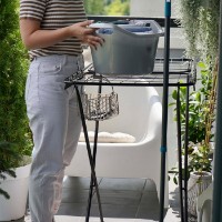 Сушилка для белья Konighoffer Vera 180x55x102cm Black фото №9 — интернет-магазин Desire.md