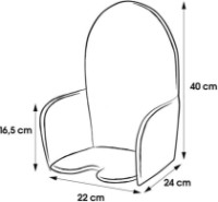 Husa pentru scaun de masa Keeeper Minnie Mouse (18501555) Pastell Rose imaginea #3 — magazin online Desire.md