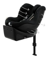 Scaun auto pentru copii Cybex Sirona Gi i-Size Moon Black imaginea #10 — magazin online Desire.md