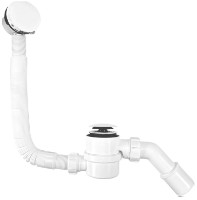 Сифон для ванны Polimat White (6103078) фото №1 — интернет-магазин Desire.md