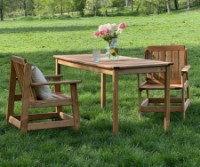 Садовый стол MobiCasa Hodina Stejar 153x70 фото №3 — интернет-магазин Desire.md