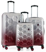 Set de valize CCS 5226 Set Grey/Burgundy imaginea #1 — magazin online Desire.md