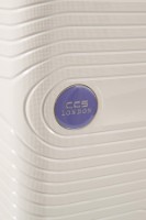 Комплект чемоданов CCS 5239 Set White/Purple