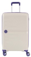 Valiză CCS 5239 M White/Purple