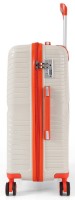 Valiză CCS 5239 L White/Orange imaginea #6 — magazin online Desire.md