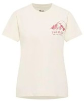 Женская футболка Jack Wolfskin Bergblick T W Panna Cotta, s.XS