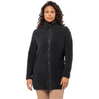 Hanorac damă Jack Wolfskin High Curl Coat W Black, s.XL imaginea #2 — magazin online Desire.md