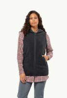 Vesta damă Jack Wolfskin High Curl Long Vest W Black, s.S imaginea #2 — magazin online Desire.md