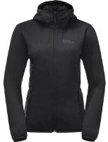 Jachetă de damă Jack Wolfskin Windhain Hoody W Black, s.M imaginea #1 — magazin online Desire.md