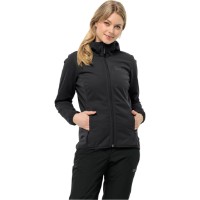 Jachetă de damă Jack Wolfskin Windhain Hoody W Black, s.M imaginea #2 — magazin online Desire.md