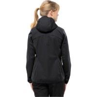 Jachetă de damă Jack Wolfskin Windhain Hoody W Black, s.XL imaginea #3 — magazin online Desire.md