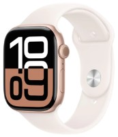 Смарт-часы Apple Watch Series 10 GPS 42mm Rose Gold Aluminium Case with Light Blush Sport Band S/M (MWWH3) фото №2 — интернет-магазин Desire.md