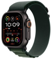 Смарт-часы Apple Watch Ultra 2 GPS + Cellular 49mm BlackTitanium Case with Dark Green Alpine Loop Medium (MX4R3) фото №2 — интернет-магазин Desire.md