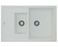 Chiuvetă de bucătărie Fabiano Classic 78x50x15 Alpine White imaginea #1 — magazin online Desire.md