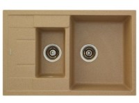 Chiuvetă de bucătărie Fabiano Classic 78x50x15 Beige imaginea #1 — magazin online Desire.md