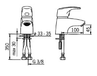 Смеситель для умывальника Oras Solina 1991F фото №2 — интернет-магазин Desire.md