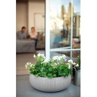 Ghiveci Keter Cozies L Beige (227701) imaginea #2 — magazin online Desire.md