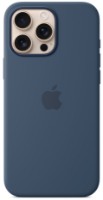 Husa de protecție Apple iPhone 16 Pro Max Silicone Case with MagSafe Denim imaginea #1 — magazin online Desire.md