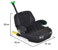 Scaun auto înălțător pentru copii Cangaroo Jax Black imaginea #7 — magazin online Desire.md