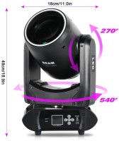 Kit de iluminat Bonaudio Aurora 300 Moving Head Light Stage Light ZQ02343 imaginea #2 — magazin online Desire.md