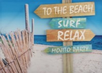 Pictură Artesania Plajă (554050)