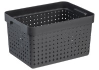 Корзина для хранения Plast Team Seoul 6025 L Black фото №1 — интернет-магазин Desire.md