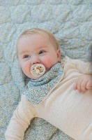 Plapumă pentru bebeluși BIBS Liberty Capel Sage (942610250) imaginea #2 — magazin online Desire.md