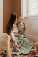 Plapumă pentru bebeluși BIBS Liberty Capel Sage (942610250) imaginea #4 — magazin online Desire.md