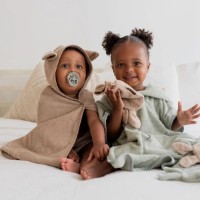 Prosop pentru copii BIBS Kangaroo Poncho Petrol (9418260) imaginea #3 — magazin online Desire.md