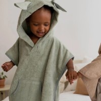 Prosop pentru copii BIBS Kangaroo Poncho Sage (9418250) imaginea #2 — magazin online Desire.md