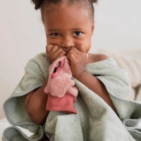 Prosop pentru copii BIBS Kangaroo Poncho Sage (9418250) imaginea #3 — magazin online Desire.md