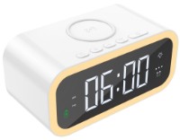 Сeas cu alarmă WiWU Wi-W015 2 in 1 Wireless Charger/Alarm White imaginea #2 — magazin online Desire.md