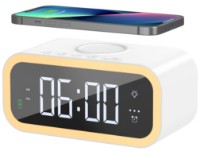 Сeas cu alarmă WiWU Wi-W015 2 in 1 Wireless Charger/Alarm White imaginea #3 — magazin online Desire.md