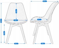 Стул Новый стиль Bari Brown фото №6 — интернет-магазин Desire.md