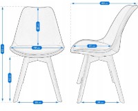 Scaun Новый стиль Bari Black imaginea #5 — magazin online Desire.md