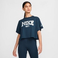 Tricou de dame Nike W Nsw Ss Tee Oc Varzity Armoury Navy, s.XS imaginea #1 — magazin online Desire.md