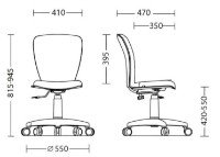 Scaun pentru copii Новый стиль Ministyle White SPR10 imaginea #3 — magazin online Desire.md