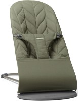 Șezlong pentru bebeluși BabyBjorn Bliss Dark Green Woven Petal Quilt (006140A) imaginea #1 — magazin online Desire.md
