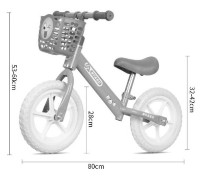 Bicicleta fără pedale 4Play Speed A6688 Pink imaginea #5 — magazin online Desire.md