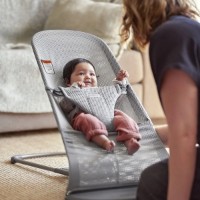 Șezlong pentru bebeluși BabyBjorn Bliss Grey Mesh (006018A) imaginea #2 — magazin online Desire.md