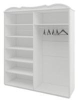 Шкаф Неман София МН-025-24 4дв Белый Глянец фото №2 — интернет-магазин Desire.md