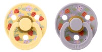 Пустышка BIBS Liberty Colour 2 Pack Strawberries and Cream Pale Butter Mix 6-18months (12019101)