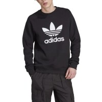 Hanorac pentru bărbați Adidas Trefoil Crew Black, s.L imaginea #2 — magazin online Desire.md
