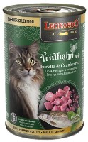Влажный корм для кошек Leonardo Turkey & Trout & Cranberries 400g